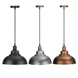 Lámpara colgante de hierro para comedor de estilo industrial