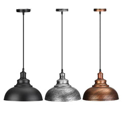 Lámpara colgante de hierro para comedor de estilo industrial