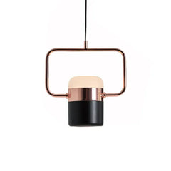 Lámpara colgante de metal LED giratoria moderna