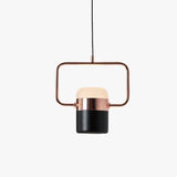 Lámpara colgante de metal LED giratoria moderna