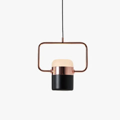Lámpara colgante de metal LED giratoria moderna