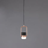 Lámpara colgante de metal LED giratoria moderna