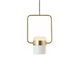 Lámpara colgante de metal LED giratoria moderna