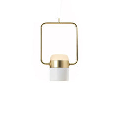 Lámpara colgante de metal LED giratoria moderna