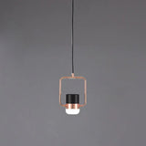 Lámpara colgante de metal LED giratoria moderna