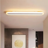 Lampara de techo para pasillo ovalada con led diseño moderno