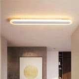 Lámpara de techo para pasillo ovalada con led diseño minimalista