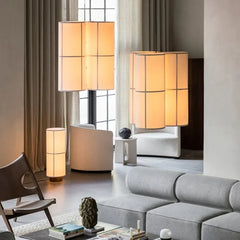 Lamparas colgantes de tela modernas diseño minimalista para comedor