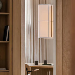 Lamparas colgantes de tela modernas diseño minimalista para comedor