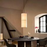 Lamparas colgantes de tela modernas diseño minimalista para comedor