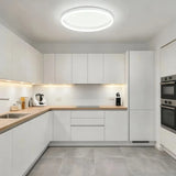 Plafón circular de techo minimalista con LED de luz suave blanco para dormitorio