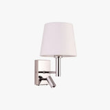 Apliques pared modernos dormitorio de pared con pantalla blanca