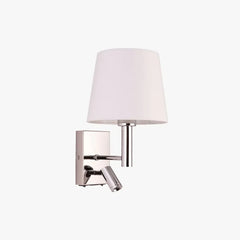 Apliques pared modernos dormitorio de pared con pantalla blanca