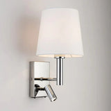 Apliques pared modernos dormitorio de pared con pantalla blanca