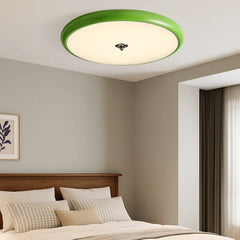 Lámpara Moderna LED de Techo con Diseño Redondo de Ondas de Agua para Dormitorio