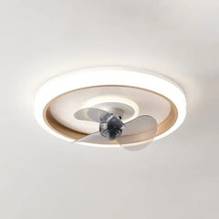 Ventilador de techo con luz diseño moderno para dormitorio