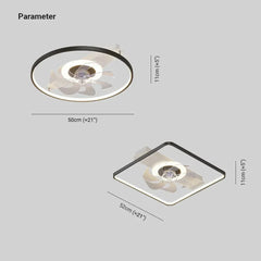 Lámpara de techo negra y dorada con ventilador diseño moderno