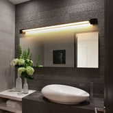 Aplique de Pared LED Giratorio Lineal Negro Minimalista