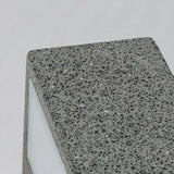 Aplique de pared exterior bidireccional moderno de terrazo rectangular IP67