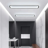 Lampara rusticas techo rectangular LED para pasillo