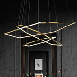 Lámpara colgante hexagonal para salón moderna