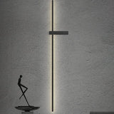 Aplique de pared de diseño moderno LED minimalista lineal para salón