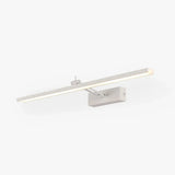 Apliques de luz para espejo de baño LED negro impermeable