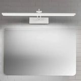 Apliques de luz para espejo de baño LED negro impermeable