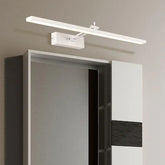 Apliques de luz para espejo de baño LED negro impermeable