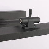 Apliques de luz para espejo de baño LED negro impermeable