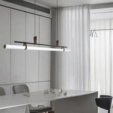 Lámpara colgante en forma de barra para comedor de estilo nórdico moderno