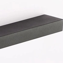 Apliques de pared para baño LED rectangular negra moderna