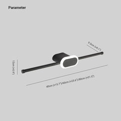 Apliques LED para espejos de baño estilo nórdico creativo