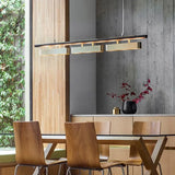 Lámpara colgante LED en forma de barra para comedor de lujo ligero