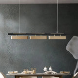 Lámpara colgante LED en forma de barra para comedor de lujo ligero