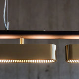 Lámpara colgante LED en forma de barra para comedor de lujo ligero