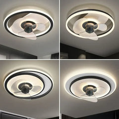 Ventilador de techo con luz pequeño diseño LED moderno