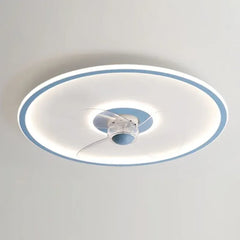 Ventilador de techo pequeño con luz para dormitorio moderno