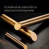 Lámpara colgante lineal LED moderna cobre regulable para isla cocina