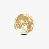 Lámpara sobremuro exterior solar ip65 de diseño lunar para jardín