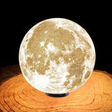 Lámpara sobremuro exterior solar ip65 de diseño lunar para jardín