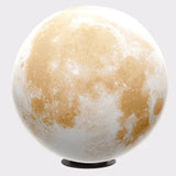 Lámpara sobremuro exterior solar ip65 de diseño lunar para jardín