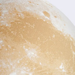 Lámpara sobremuro exterior solar ip65 de diseño lunar para jardín