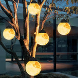 Luces de led solares para exterior diseño luna