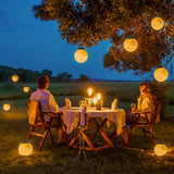 Luces de led solares para exterior diseño luna