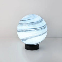 Sobremuro exterior solar moderno de vidrio con diseño lunar para jardín