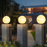 Sobremuro exterior moderno solar de vidrio diseño luna para jardín