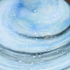 Sobremuro exterior solar moderno de vidrio con diseño lunar para jardín