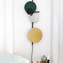 Lamparas apliques de pared dormitorio diseño artístico estilo nórdico
