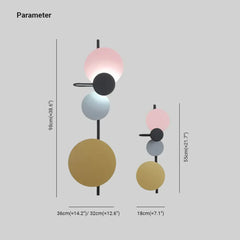 Lamparas apliques de pared dormitorio diseño artístico estilo nórdico